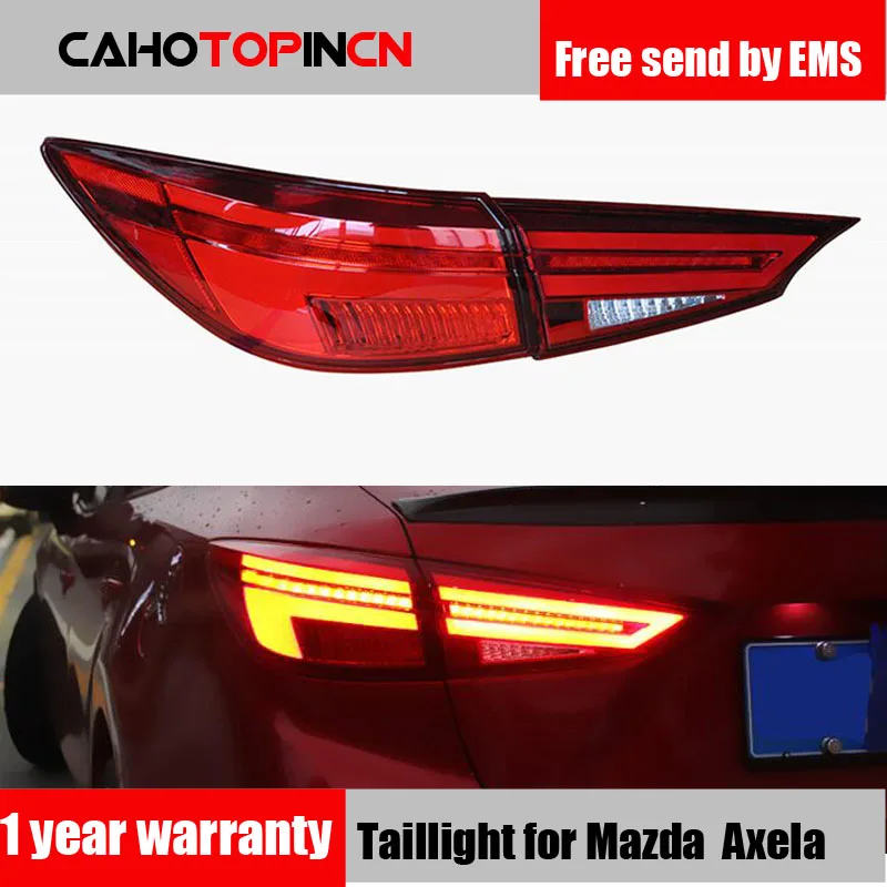 2 шт. для Mazda3 Axela задних сигнальных огней, Mazda 3 M3 светодиодный задний фонарь светодиодные задние фары Certa фонарь лампа