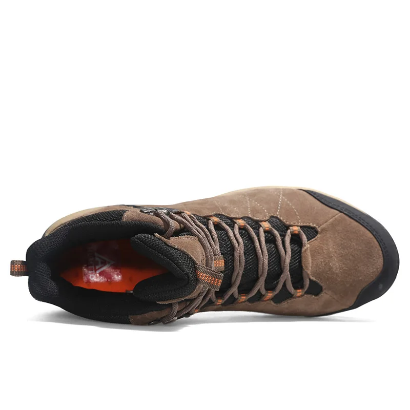 HUMTTO Brand Outdoor Sneakers Man Profession Hiking Shoes for Men Winter Climbing Camping Trekking Shoes Mens Leather Male Boots