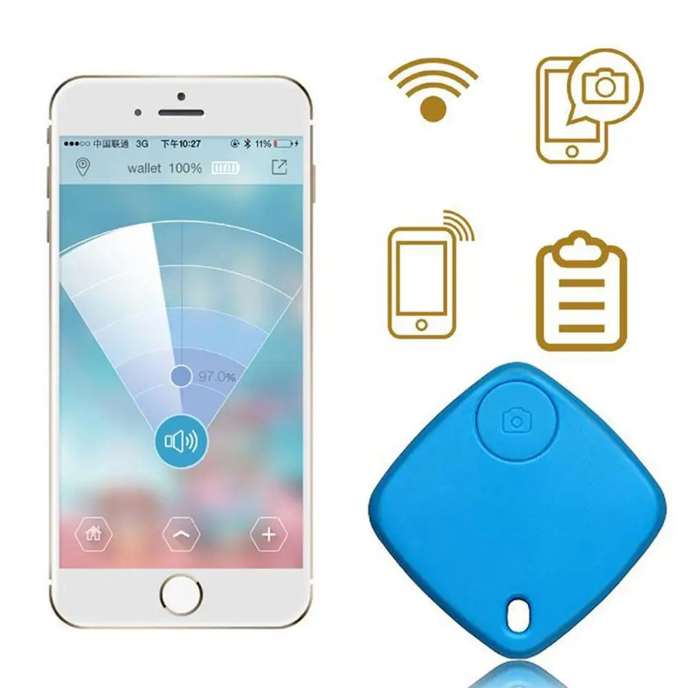 NEW Smart Tag Wireless Bluetooth Key Finder Tracker Child Bag Wallet Pet Car GPS Locator 3 Colors Anti-lost alarm Reminder | Электроника