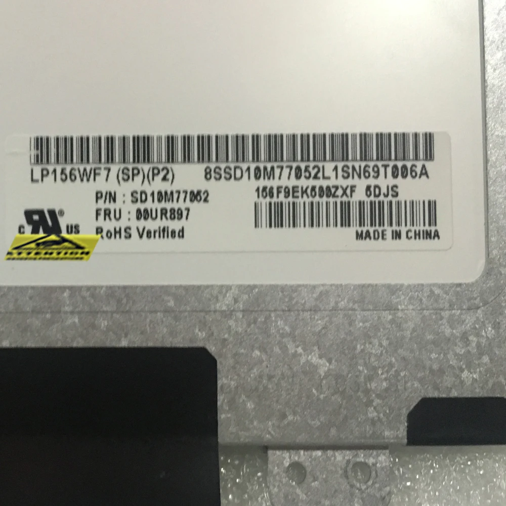LP156WF7-SPP2 с сенсорным дигитайзером для Lenovo Thinkpad T560 экран fru 00UR897 сменный