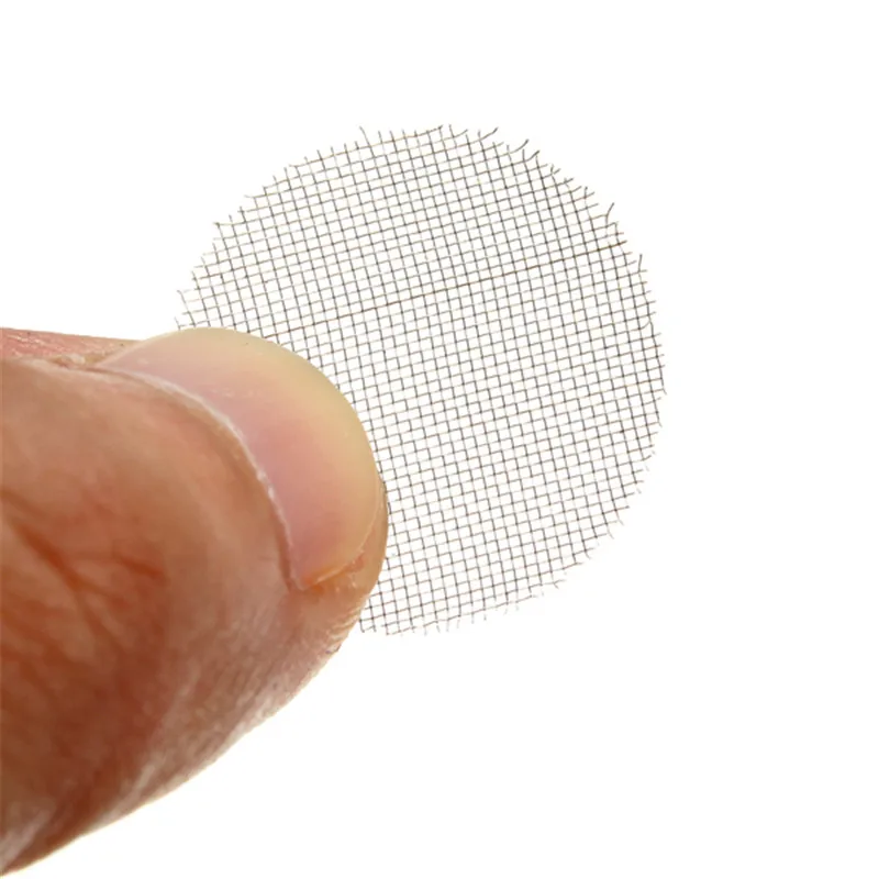 100 шт. металлические фильтры для кальяна из нержавеющей стали | Дом и сад