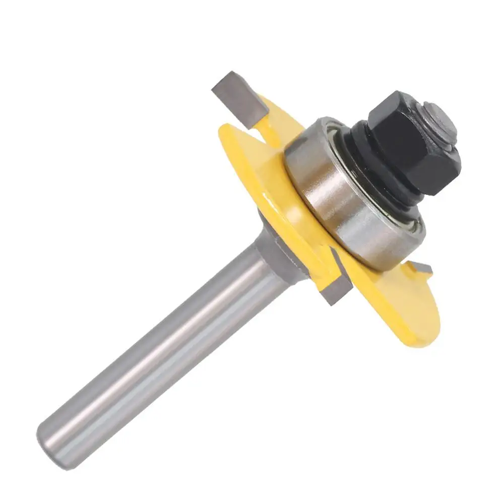 Концевая фреза с Т образным пазом и хвостовиком 8 мм для деревообработки|Фреза| |