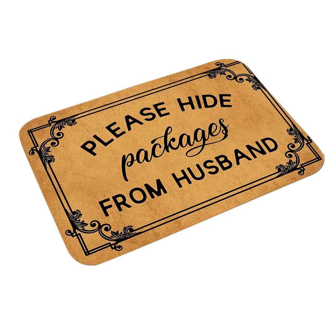 Коврик для входной двери Забавный коврик входного пола комфортный квадратный