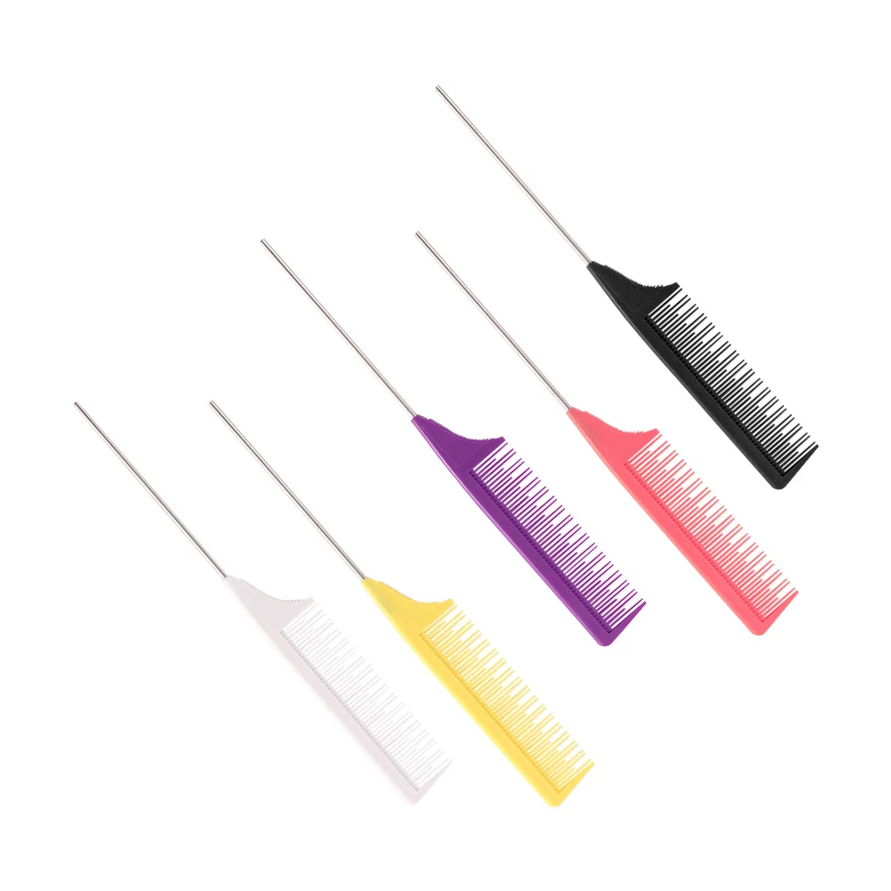 Профессиональный салон Rat хвост гребень для волос режущая сбор тонкой зуб