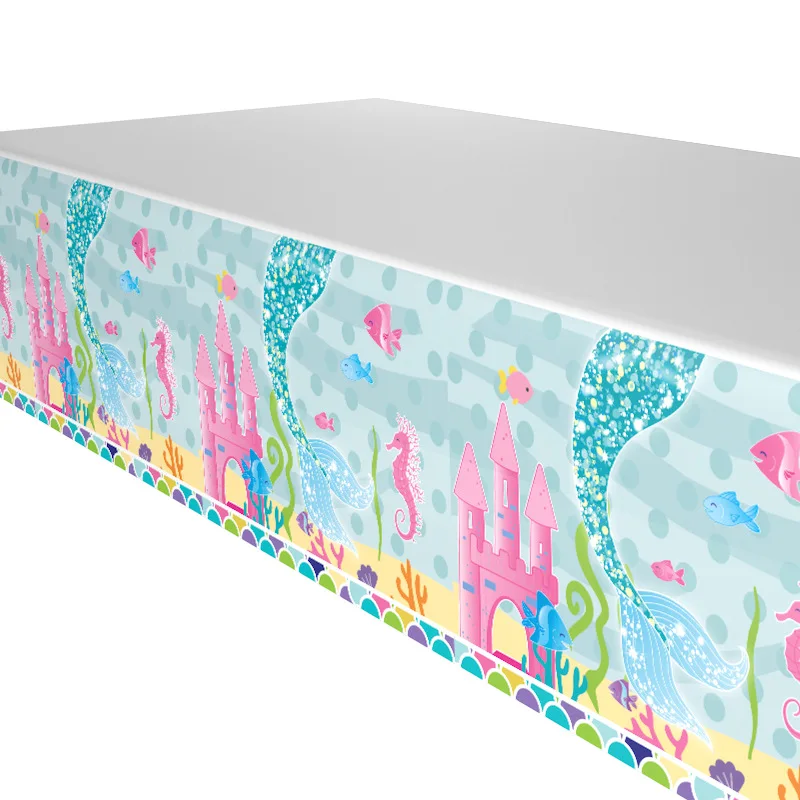 Мультяшная тематика скатерти для вечеринки одноразовые принадлежности детские