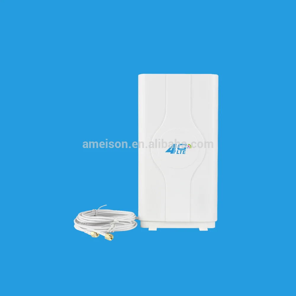 

Antenna Factory 1710 - 2690MHz 9dBi Dual Polarized Directional Flat Patch Panel Desktop MIMO wireless router antenna