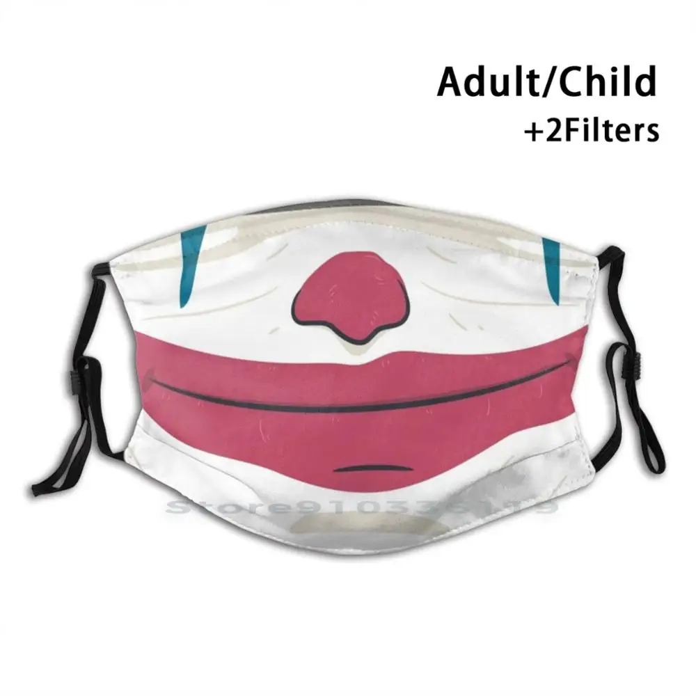 

Clown Smile Mouth Print Reusable Pm2.5 Filter DIY Mouth Mask Kids Halloween Ghostly Black Sweet Creepy Bone Gothic Skeleton