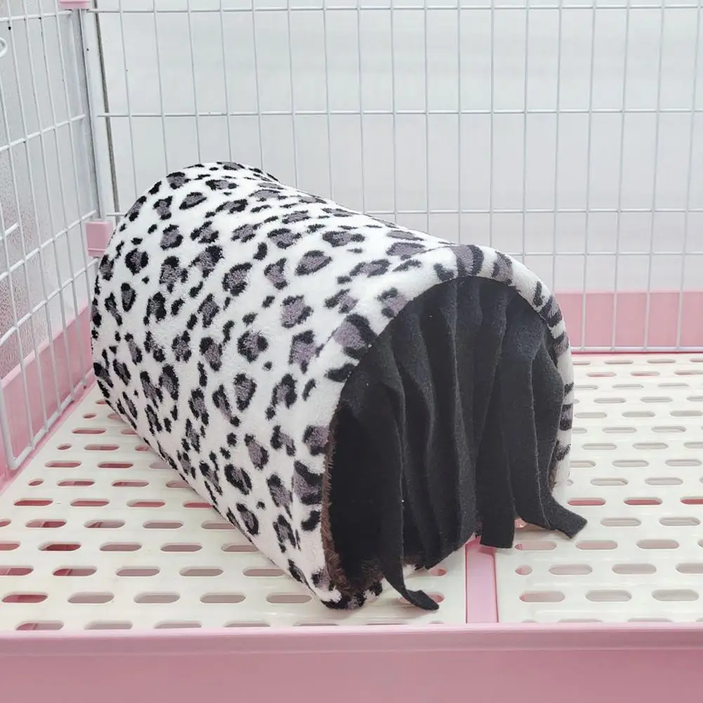 

with Dual-purpose Mat Practical Small Animal Shelter Tunnel Nest Breathable Squirrel Bed Keep Warmth for Indoor
