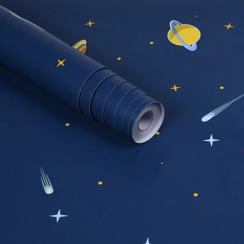 

Kids Wallpaper Adhesive Wall Paper for Bedroom Home Decor Living Room Garden Floral Cartoons The Nursery Dorm Children Stickers