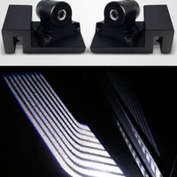 2pcs car led welcome door light step ground angel wing projector auto fashion accessories