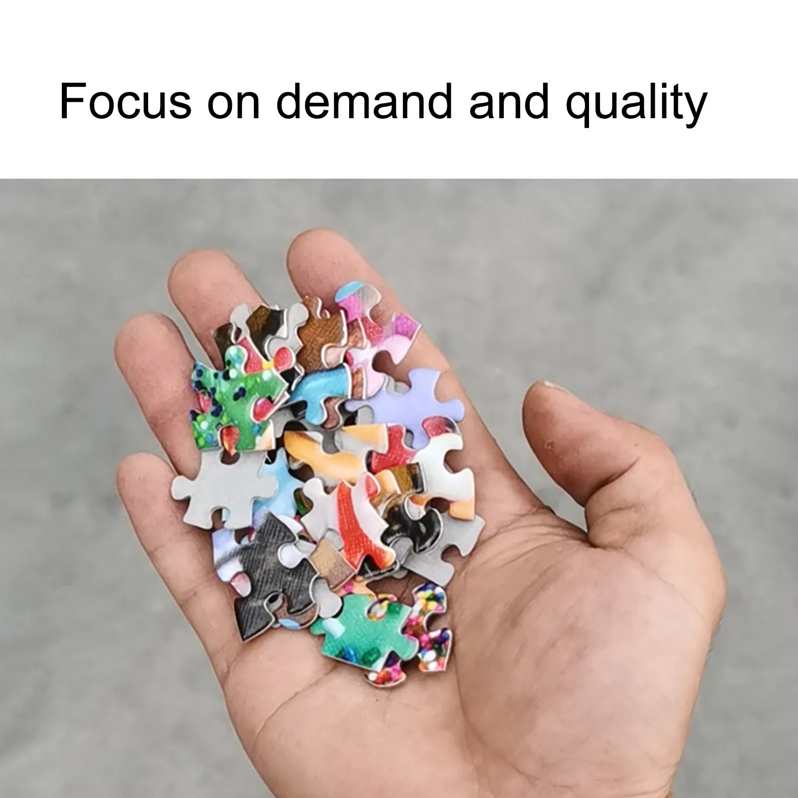 

HIINST 500pcs Colorful Crease Circular Jigsaw Puzzles Toys Kids Educational Toys Adults Building Block Game 2021