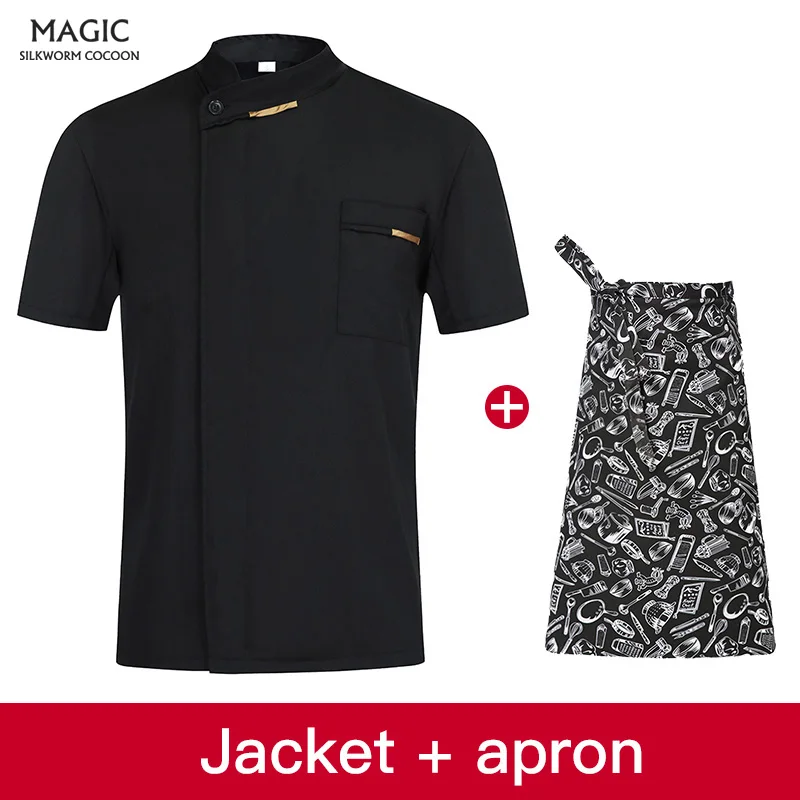 Униформа для шеф повара рубашка ресторана оптовая продажа унисекс дышащая