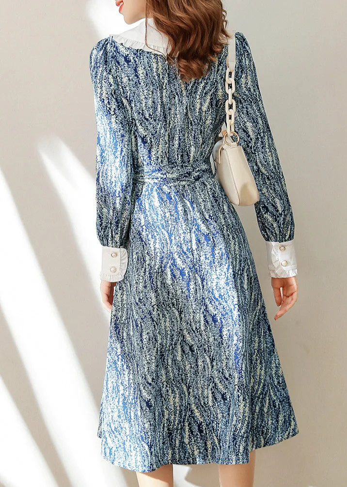 

Women Elegant Cottagecore Dress High Waist Slim Body French Pleated Dresses 2021 Woman Floral Clothes Spring Vintage Streetwear