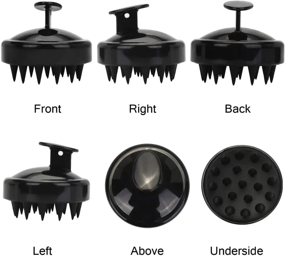 Щетка для массажа головы и шампуня щетка ухода за кожей с мягкой силиконовой