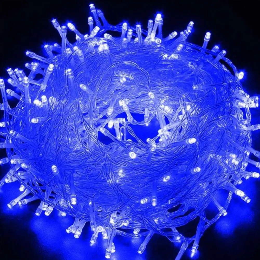 220В светодиодный Сказочный светильник s Звездный струнный садовый Фестиваль