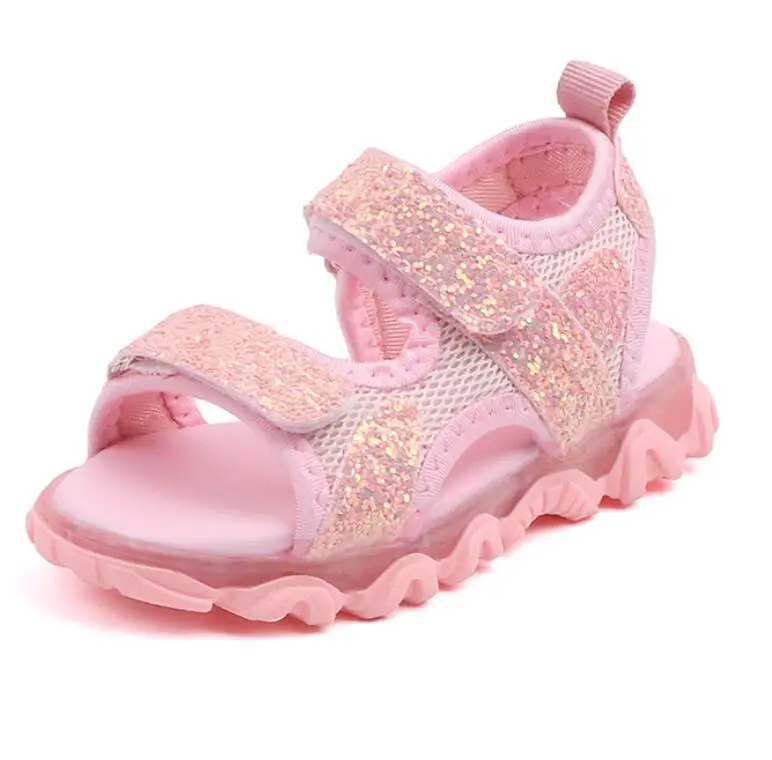 Новые детские сандалии с рисунком Летняя пляжная обувь для мальчиков и девочек