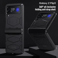 shockproof armor case for samsung galaxy z flip 3 5g full protection anti drop liquid silicone phone cover for galaxy z flip 3