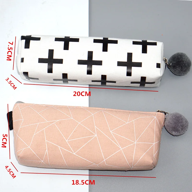 Пенал для студентов Канцелярский мешок сумка офиса органайзер хранения монет