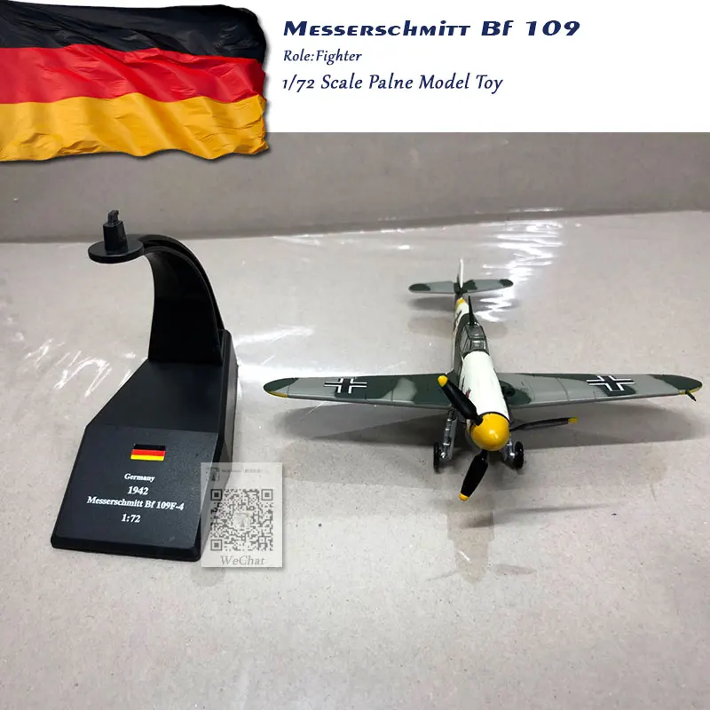 WLTK 1/72 масштаб военная модель игрушки немецкий Bf-109 истребитель литой металлический самолет модель игрушки для коллекции, подарок