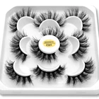 5 пар, накладные ресницы из искусственной норки