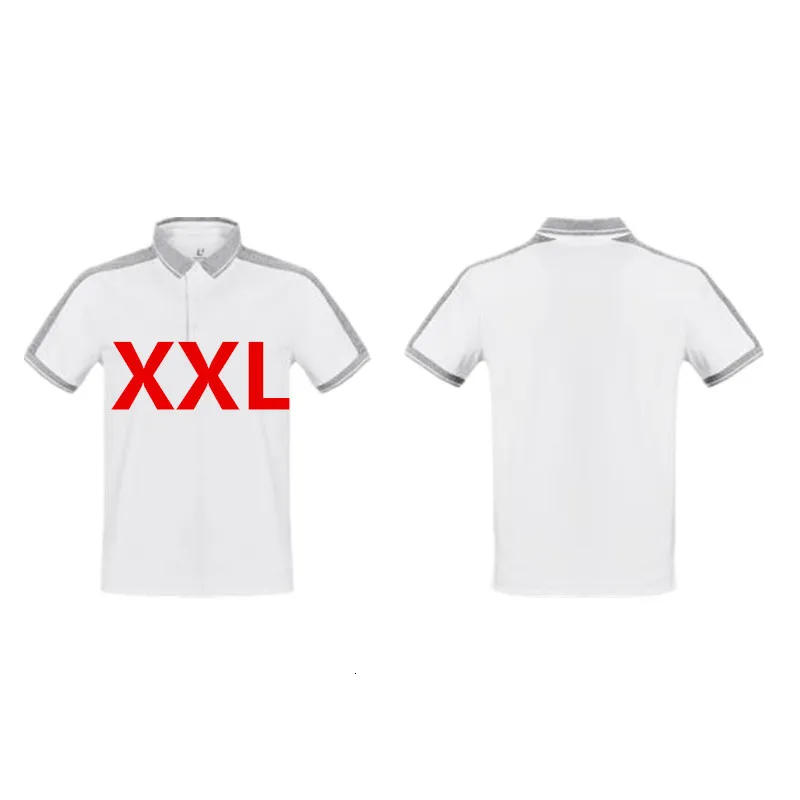 White XXL Оригинальные Модные хлопковые рубашки поло Xiaomi, Мужская Повседневная дышащая верхняя одежда с коротким рукавом - Цвет: White XXL