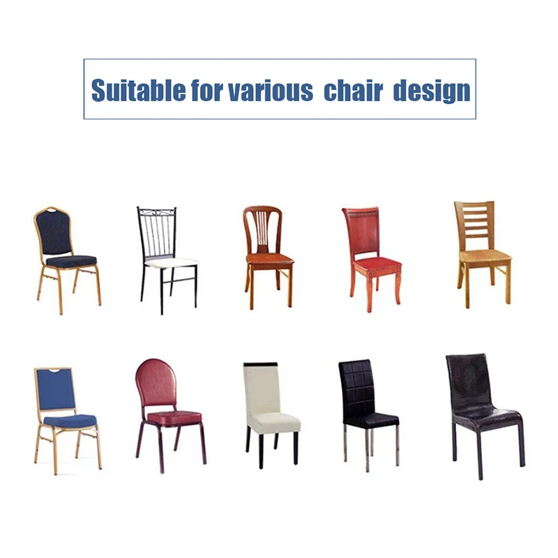 

Spandex Chair Covers Printed Universal Chair Cover Removable Anti-dirty Kitchen Hotel Banquet Wedding Restaurant Chair Cover