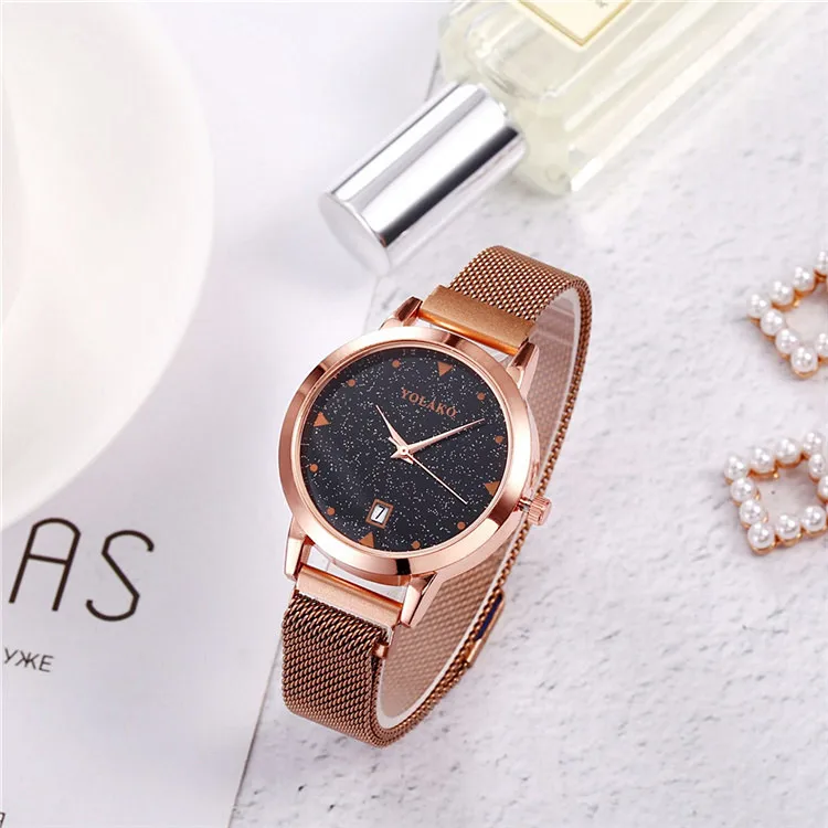 Relojes Para Mujer женские часы брендовые кварцевые Топ Роскошные наручные сетка
