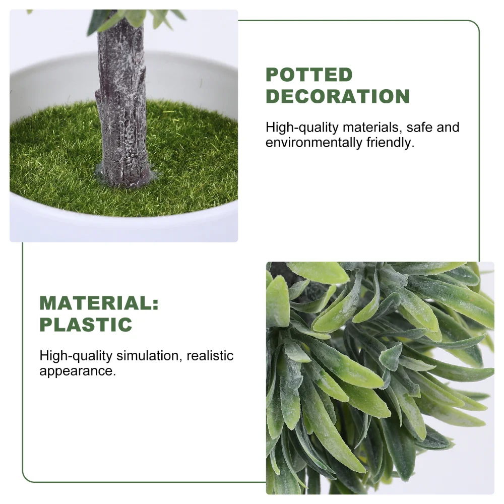 

Artificial Greenery Home Plant Decoration Fake Shape Bonsai Desk Ornament