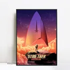 Постер по мотивам фильма Звездный путь, Холщовый плакат, настенное искусство, для гостиной, спальни, офиса, декоративная живопись