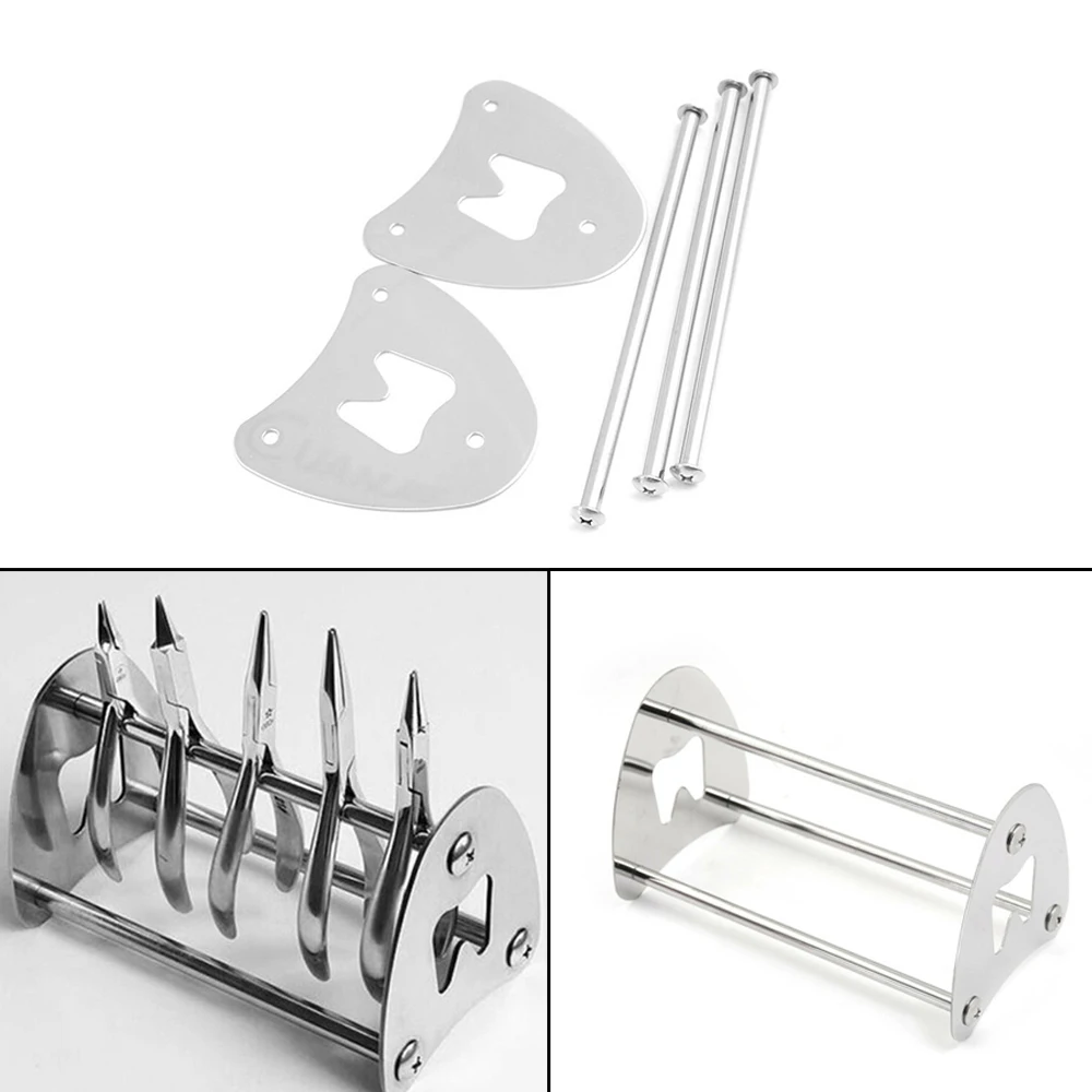 

Dental Stainless Steel Stand Holder For Orthodontic Pliers Forceps Scissors