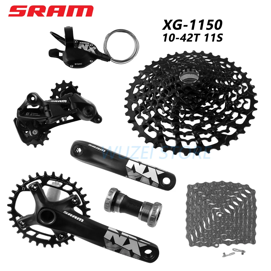 Переключатель SRAM набор групп 11 скоростей NX задний переключатель триггерный переключатель передач цепь 42 т маховик 170 мм коленчатая Звездочка GXP центральная ось