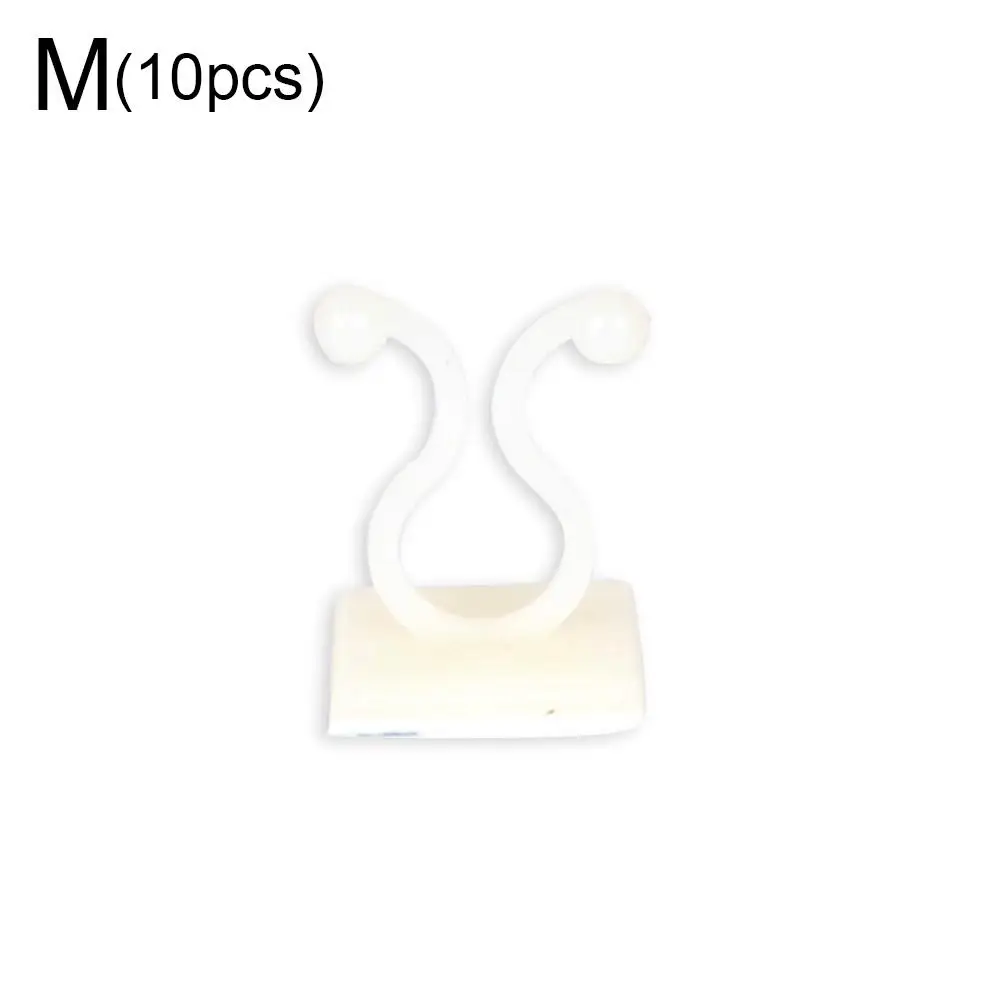 

100PCS Garden Vegetable Plant Support Binding Clip Vine Plant Climbing Wall Fixer Non-marking Self-adhesive Hook