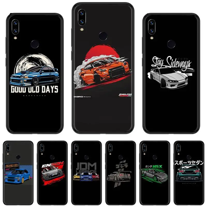 

Sports car jdm drift Phone Case For Xiaomi Redmi 7 8 9t a3 9se k20 mi8 max3 lite 9 note 9s 10 pro