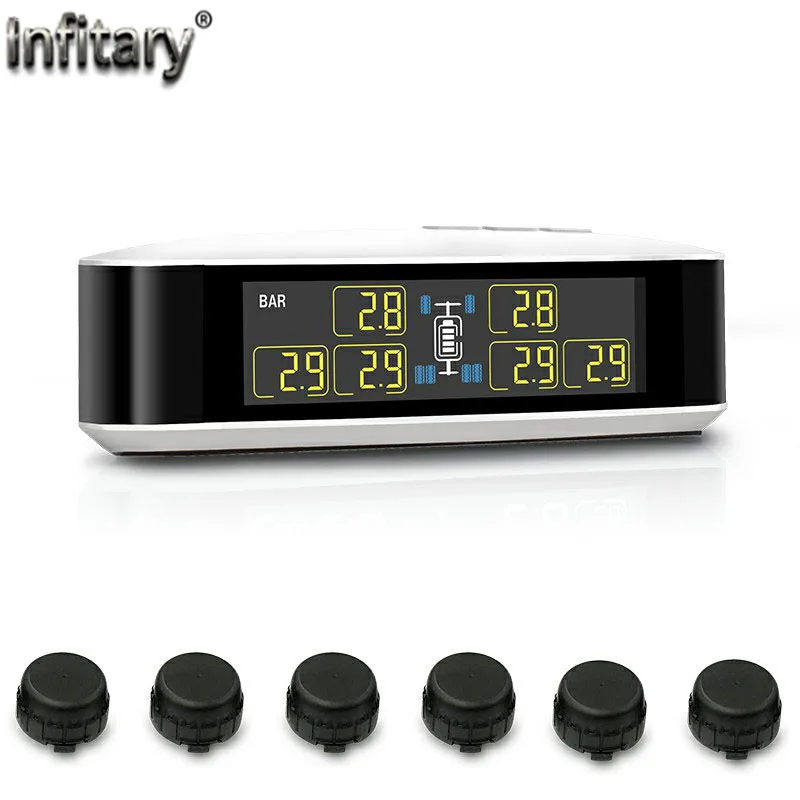 TPMS автомобильное беспроводное давление в шинах для RV автобусная система
