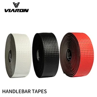 viaron bike handlebar tape eva pu road bicycle handlebar tape anti slip shock absorption cycling wrap end plug accessories