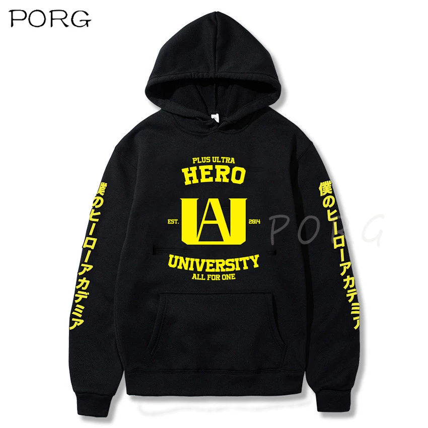 Толстовки с капюшоном My Hero моя геройская академия Мужская кавайная толстовка из