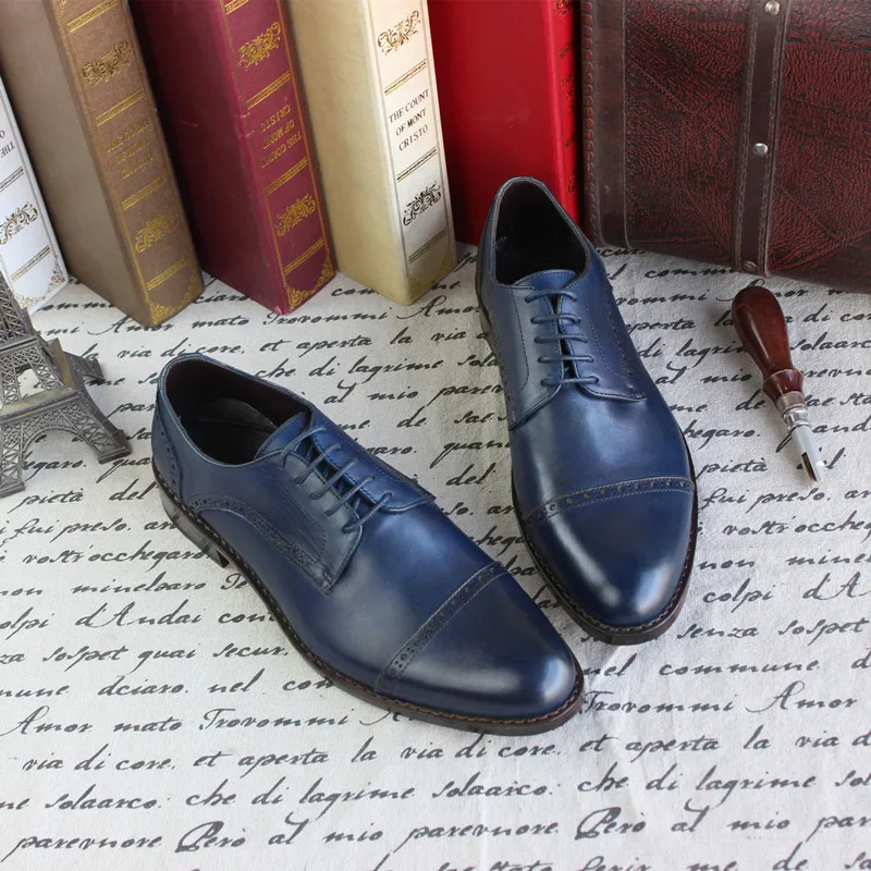 Zapatos/деловая обувь высокого качества Обувь на заказ Мужская деловая с подошвой из