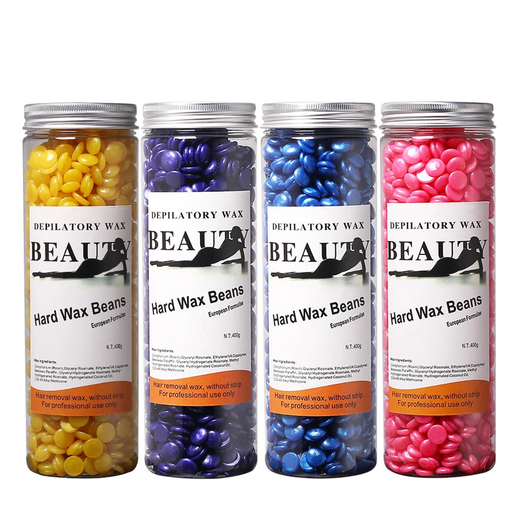 

400g Hard Wax Bean Hair Removal Waxing Bikini Depilatory No Strip Pellets