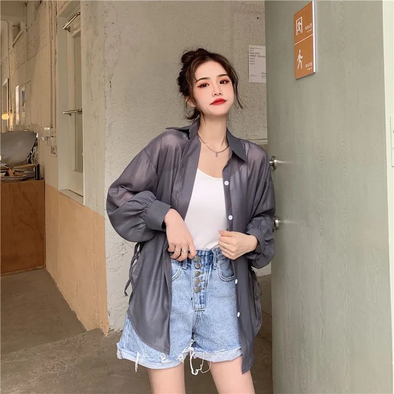 

Cheap wholesale 2021 spring summer autumn new fashion casual ladies work women Blouse woman overshirt female OL BAt6002M