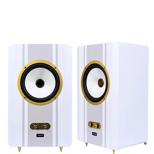 Verkauf H-123 S-BACH Koaxial M8 5/6.5/8/10 Zoll Home HiFi Aufnahme Studio Aktive Monitor Box Desktop Bücherregal Lautsprecher PK Tianlang