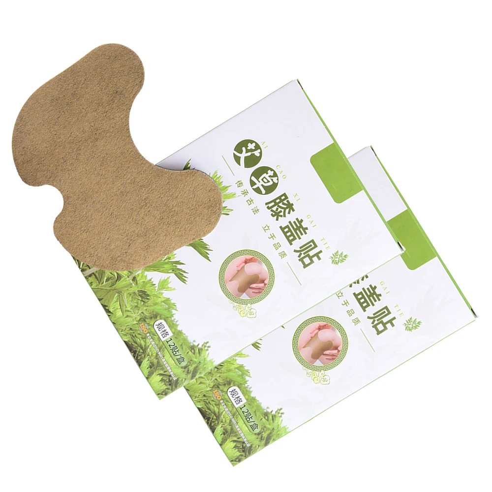 

24Pcs Moxibustion Patch Knee Warm Moxibustion Self Heating Comfortable Body Warming Meridians Patches Plaster Restore Tool