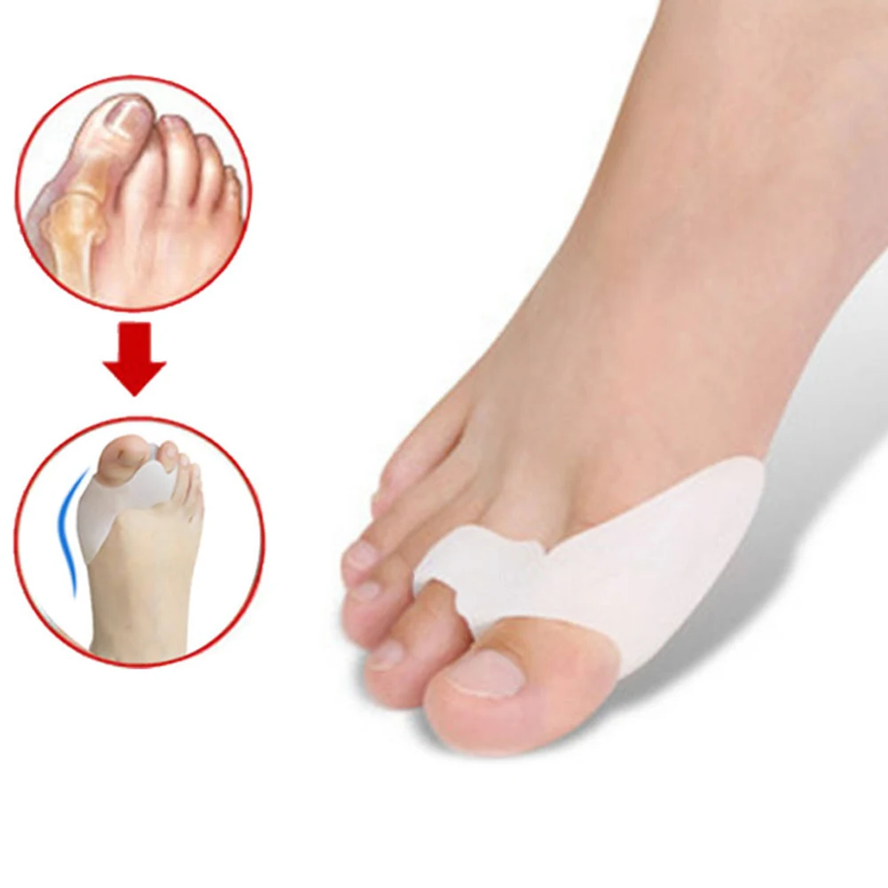 Гель Силиконовый корректор Bunion разделитель большого пальца Hallux Valgus ступни