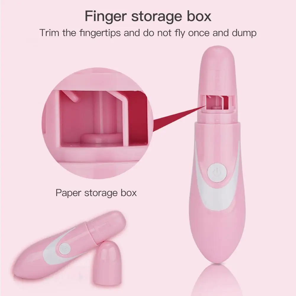 Электрическая пилка для ногтей безопасный резак триммер автоматическая машинка