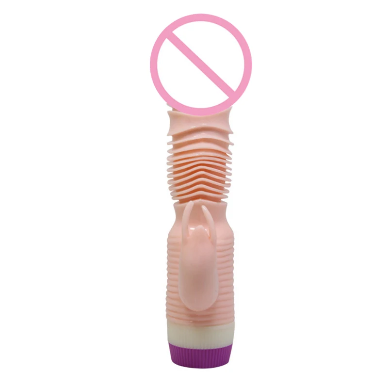 G Spot фаллоимитатор Анальный вибратор с кроликом лесбиянок три вибрации