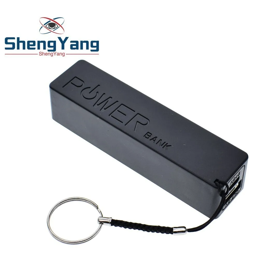 ShengYang USB power Bank чехол Комплект 18650 зарядное устройство DIY Box Shell Kit черный