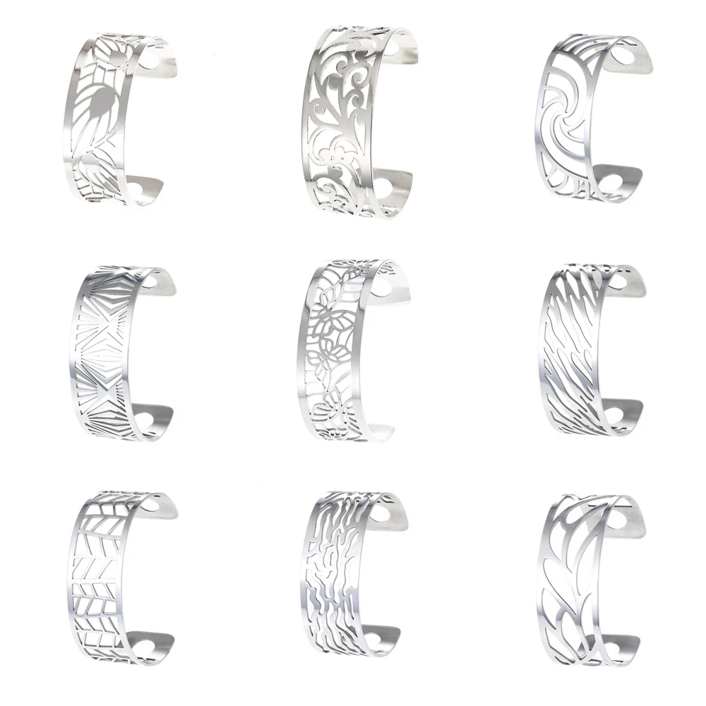 Cremo Браслет Бабочка bijoux acier inoxydable femme 2020 manchette звезда браслет листок Реверсивный