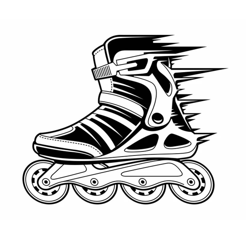 Кататься на коньках ролика Стикеры наклейка Лыжный Спорт льда спортивные