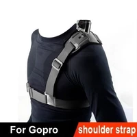 black action camera shoulder strap mount for gopro hero 1 2 3 3 4 sport chest harness belt adapter shoulder strap for gopro