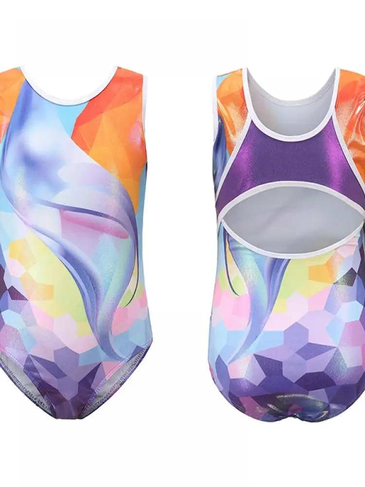 

New Children'S Fashion Ballet Gymnastics Tights Yoga Dance Suit 5-14 Years Old Girl
