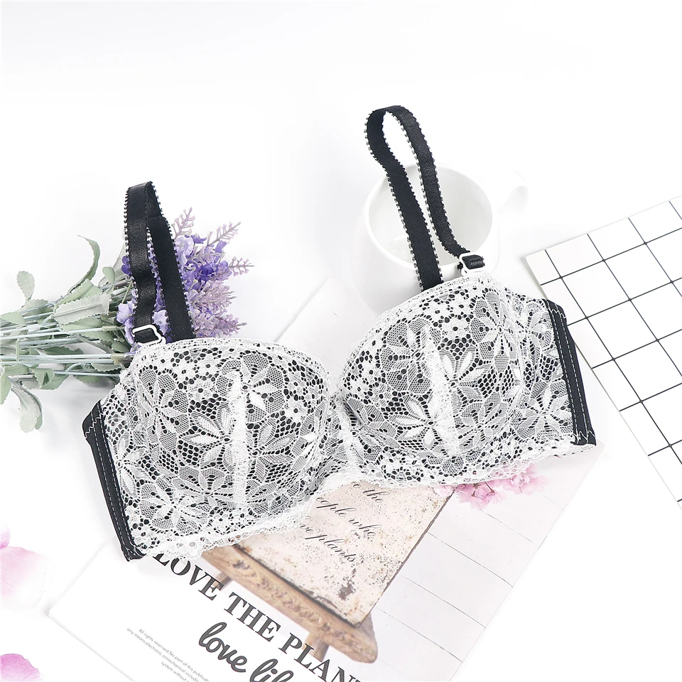 

The birth year lingerie half cup completi intimo donna ropa interior femenina conjunto sexy bra plus size clothing for women